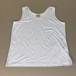 Chico's Tank Top Women's (Size XL) 3 Light Blue‎ Sleeveless Knit Layering *Flaw